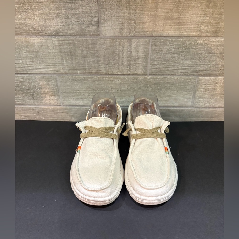 Hey Dude Wendy Rodeo White Aztec Size 8